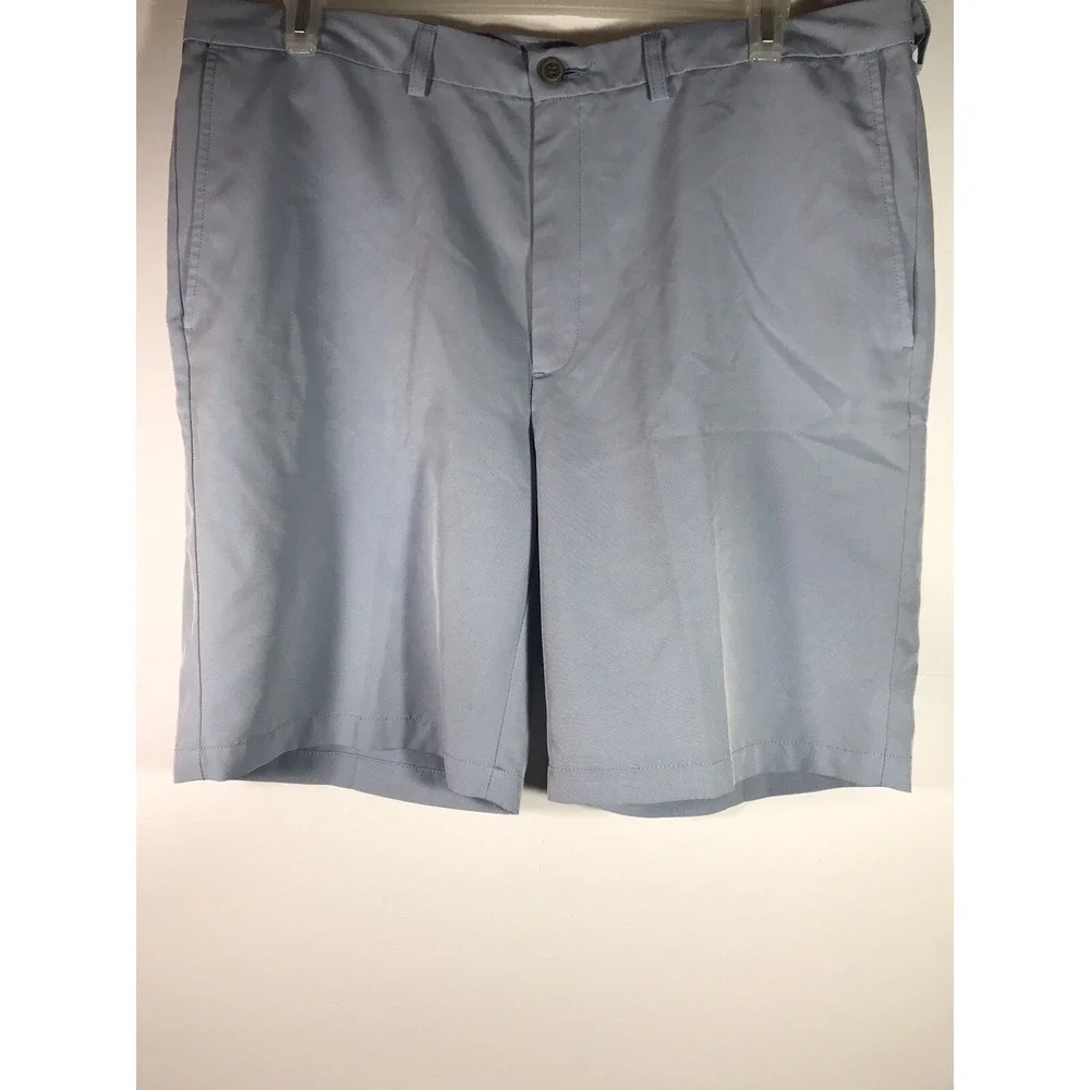 Haggar mens 40 waist light‎ blue vintage dress shorts